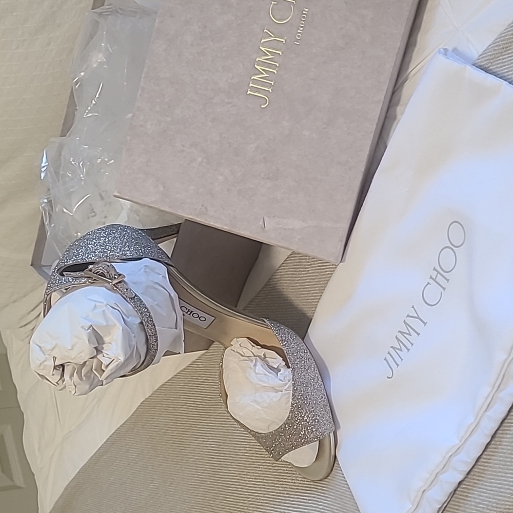 Jimmy Choo sandals gold/silver